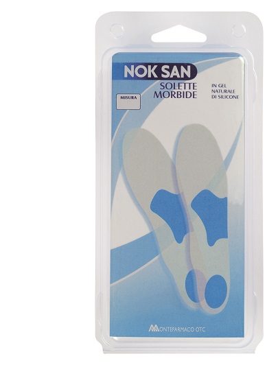 NOok San Solette Morbide In Gel Naturale Di Silicone 2 Pezzi