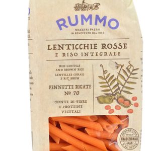Rummo Pennette Rigate n°70 Lenticchie Rosse e Riso Integrale 300g