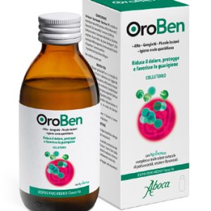 Aboca Oroben Collutorio Afte Gengiviti Ulcere 150ml