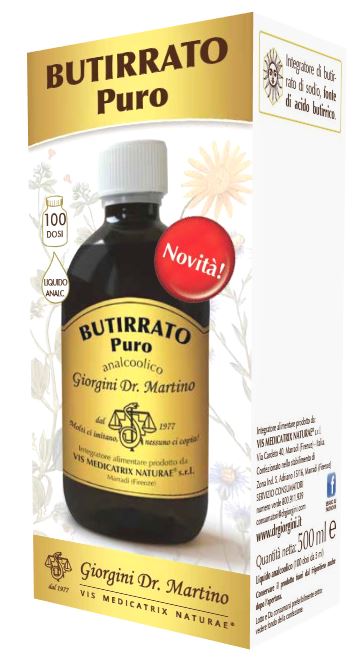 Butirrato Puro Integratore Liquido Analcolico 500ml
