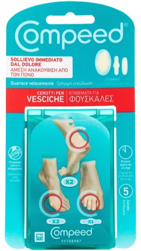 Compeed Cerotti per Vesciche Misto 5PZ