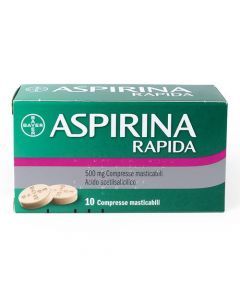Aspirina Rapida 10 Compresse Masticabili 500 Mg