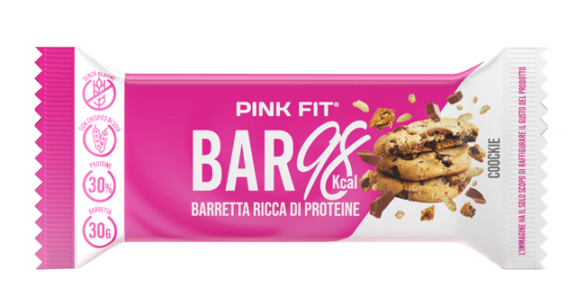 ProAction Pink Fit 98 Kcal Barretta Proteica Gusto Cookie 30g