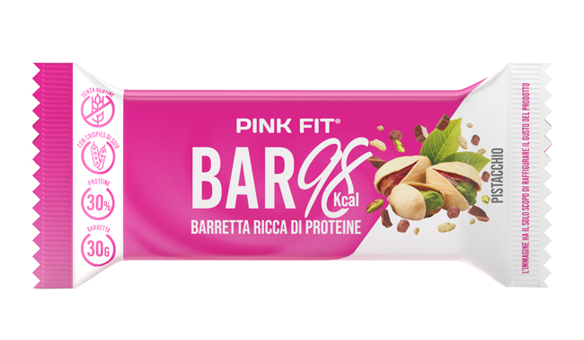 ProAction Pink Fit 98 Kcal Barretta Proteica Gusto Pistacchio 30g