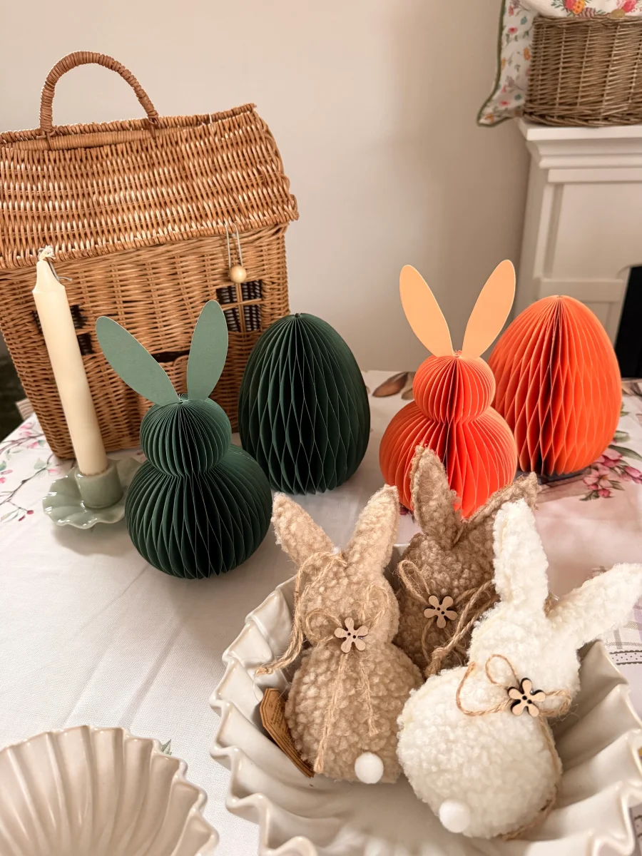 Coppia coniglietto e ovetto ORIGAMI