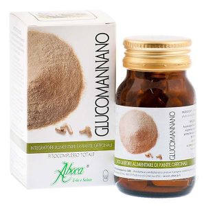 Aboca Glucomannano Fitocomplesso Totale Integratore Controllo del Peso 50 Opercoli