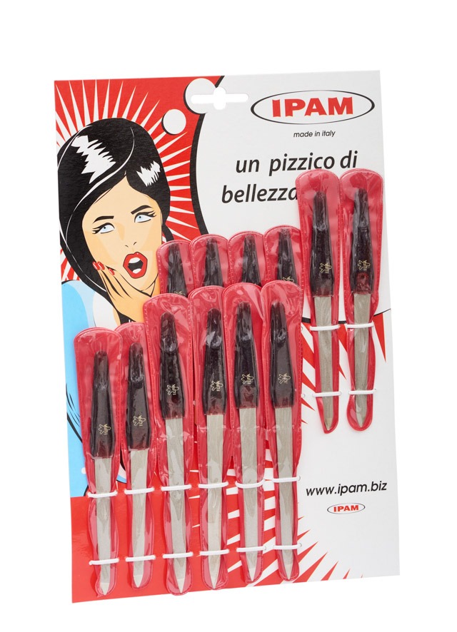 Lima saphir nichel misura 5/6/7” M/Tartaruga P/Acuta display da 12 pz