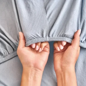 Lenzuolo sotto con angoli in JERSEY KING SIZE - 3 colori