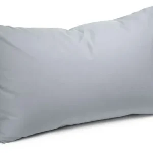 Coppia di federe 2 volani GRIGIO CHIARO - personalizzabili