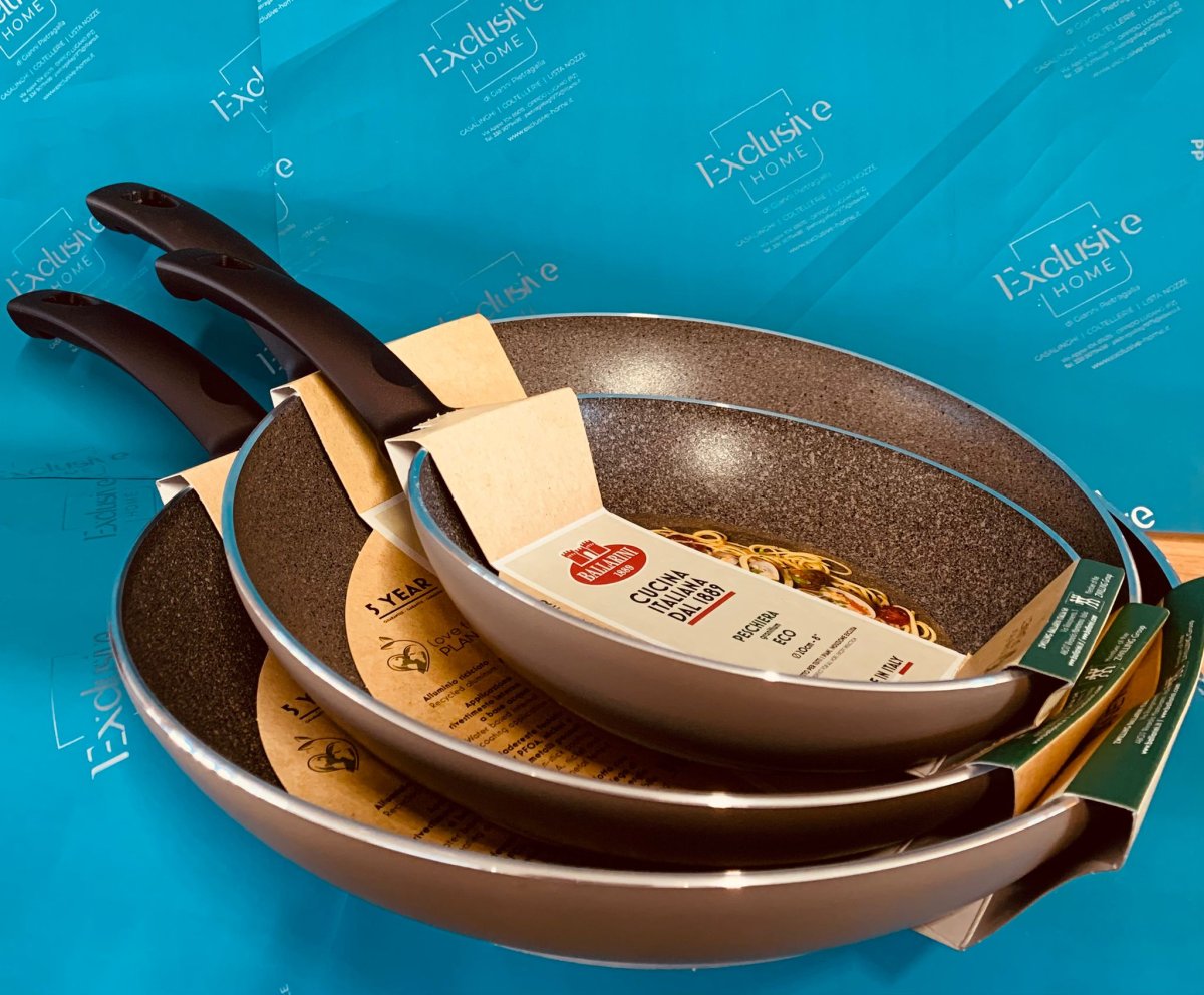 BALLARINI-  PADELLE MOD. PESCHIERA(20cm 28cm 32cm)