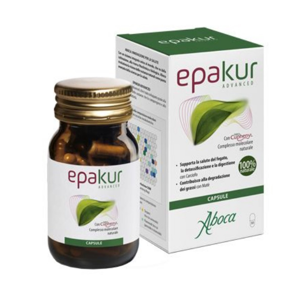 Aboca Epakur Advanced Integratore Alimentare Salute Del Fegato 50 Capsule Da 440 Mg
