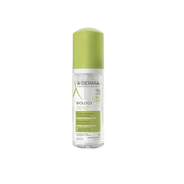 A-Derma Biology Schiuma Detergente Dermatologica Idra-Protettiva 150 ml