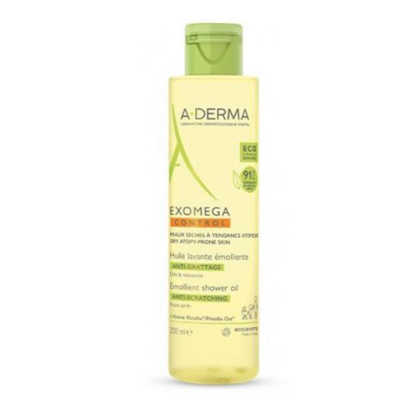 Aderma Exomega Control Olio Lavante Emolliente Lenitivo Corpo 200 Ml