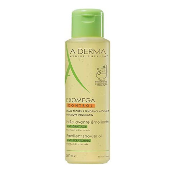 Aderma – Exomega Control Gel 2 In 1 Detergente per Bambini Corpo e Capelli Confezione 500 Ml