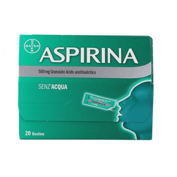 Aspirina 20 Bustine Orosolubili 500 Mg