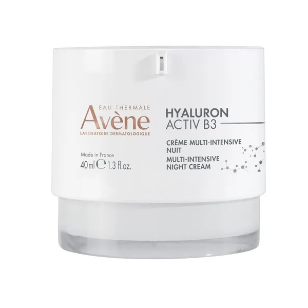 Avène Eau Thermale Hyaluron Activ B3 Crema Notte Antirughe Viso Collo E Décolleté 40 Ml