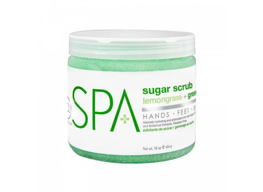 Scrub BCL SPA sugar scrub Lemongrass + Green Tea (454 gr)