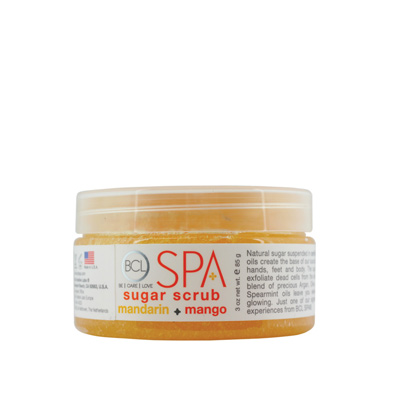 Sugar Scrub corpo, piedi, mani BCL SPA Mandarin + Mango 85gr