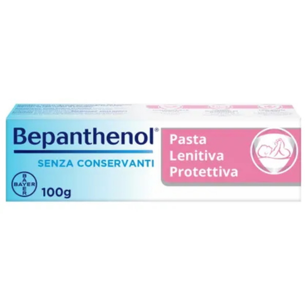 Bepanthenol Pasta Lenitiva Protettiva Per Prurito E Irritazione Da Pannolino 100 G