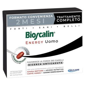 Bioscalin Energy Uomo Integratore Alimentare Capelli Deboli 60 Compresse
