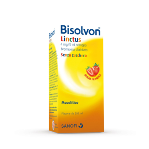Bisolvon Linctus Sciroppo Mucolitico Gusto Fragola 200 Ml