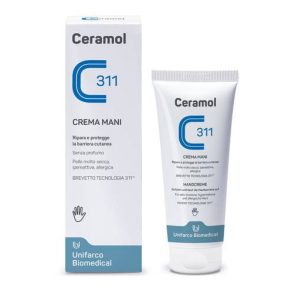 Unifarco Ceramol 311 Crema Riparatrice E Protettiva Mani 100 Ml
