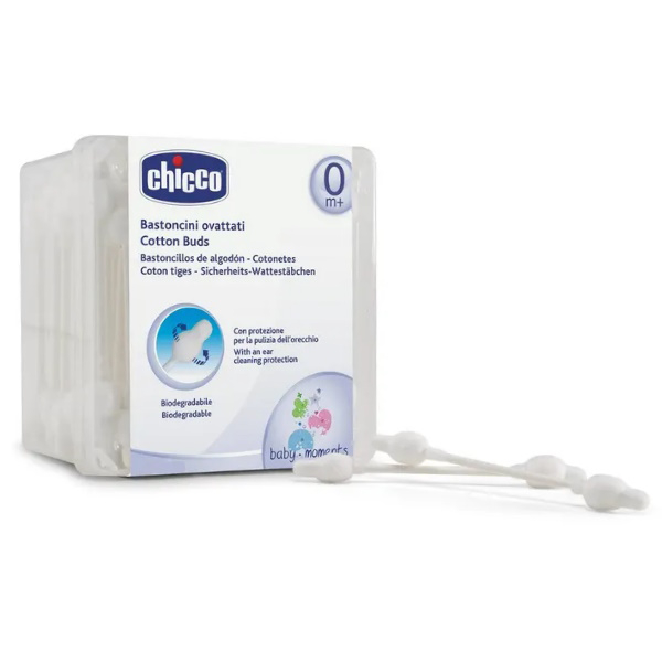 Chicco Bastoncini Cotonati 60 Pezzi