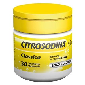 Citrosodina Classica Digestivo Gusto Limone 30 Compresse Masticabili