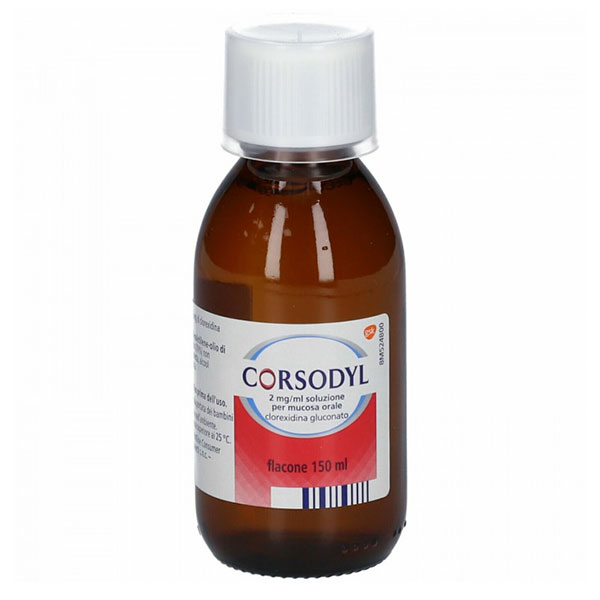 Corsodyl Soluzione Orale Disinfettante Cavo Orale 150 Ml