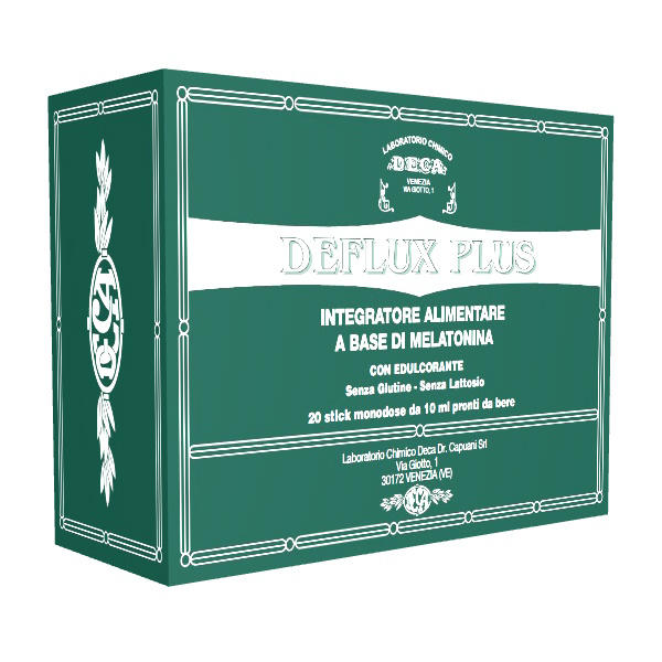 Deca Laboratorio Chimico Srl Deflux Plus Integratore Alimentare 20 Stick Monodose Da 10 Ml