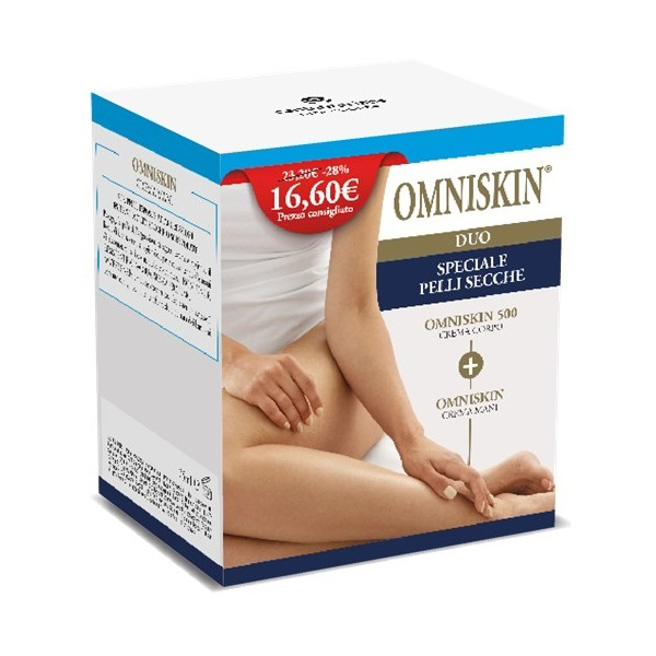 Difa Cooper Omniskin Duo Crema Idratante Corpo 500 G + Crema Rigenerante Mani 75 Ml