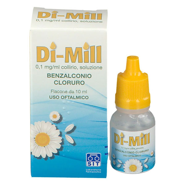 Di-Mill 0,1 mg/ml Collirio Disinfettante 10 Ml