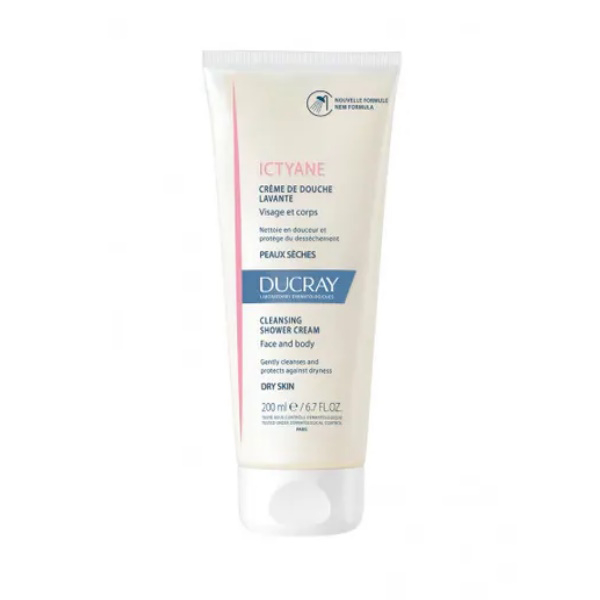 Ducray Ictyane Crema Doccia Detergente Viso E Corpo 200 Ml