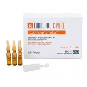 Endocare C Pure Concentrate Ampolle Illuminanti E Rigeneranti Per Il Trattamento Intensivo Di Viso Collo E Décolleté 14 Ampolle