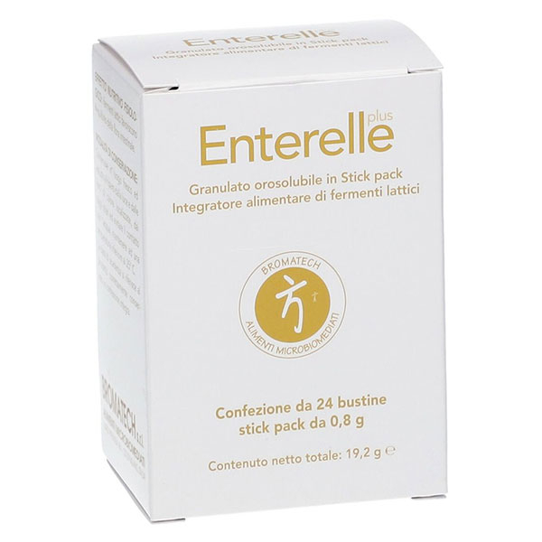 Enterelle Plus Integratore Alimentare di Fermenti Lattici 24 Bustine Stick Pack