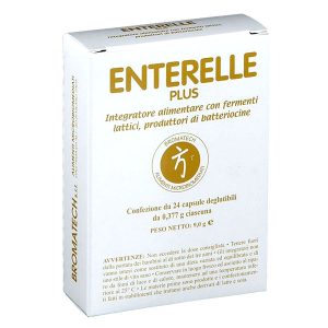 Enterelle Plus Integratore Alimentare Fermenti Lattici 24 Capsule