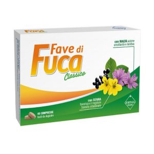 Euritalia Pharma Fave di Fuca Regolarità Intestinale 40 Compresse Da 500 Mg