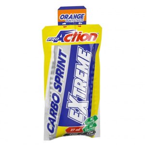Proaction Carbo Sprint Extreme Integratore Alimentare Energizzante Gusto Arancia 27ml