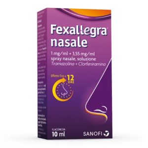 Fexallegra Nasale 1 Mg/Ml + 3,55 Mg/Ml Spray Nasale Soluzione Rinite Allergica 10 Ml