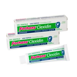 Forhans Clexidin Clorexidina 0,30% Gel Dentale Antibatterico Uso Topico 30 Ml