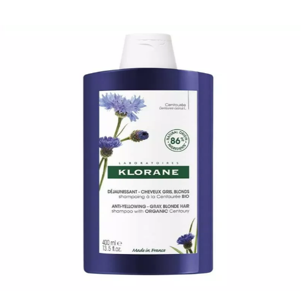Klorane Shampoo Anti-Ingiallimento Alla Centaurea 400 Ml