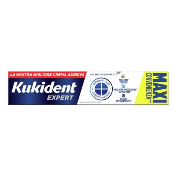 Kukident Expert Crema Adesiva Per Dentiere Antibatterica 57 G