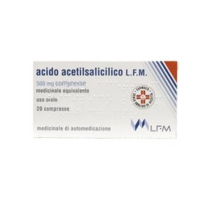 Lab. Farmacologico Milanese Acido Acetilsalicilico L.F.M. 500 Mg 20 Compresse