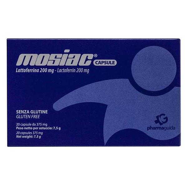 Mosiac Integratore Alimentare di Lattoferrina 20 Capsule