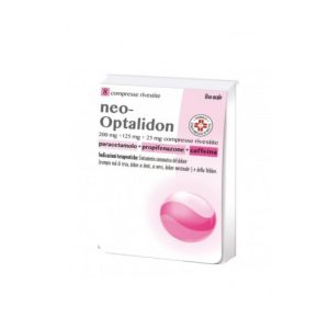 Neo optalidon*8 cpr riv 200 mg + 125 mg + 25 mg