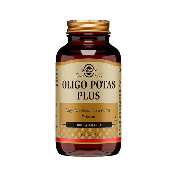 Solgar Oligo Potas Plus 100 Tavolette
