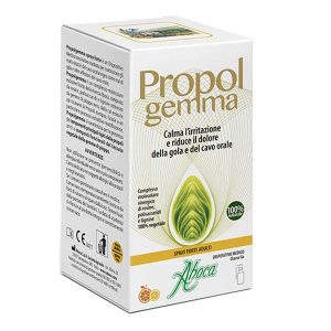 Aboca Propolgemma Spray Mal di Gola Adulti e Bambini No Alcool 30 Ml