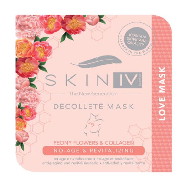 PT Srl Skin IV Maschera No-Age Rivitalizzante Con Fiori Di Peonia E Collagene Décolleté 25 G