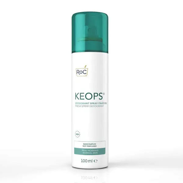 Roc Keops Deodorante Spray Fresco 48H Corpo 100 Ml
