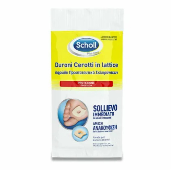 Scholl Protezione Duroni Cerotti In Lattice Per Duroni 4 Pezzi